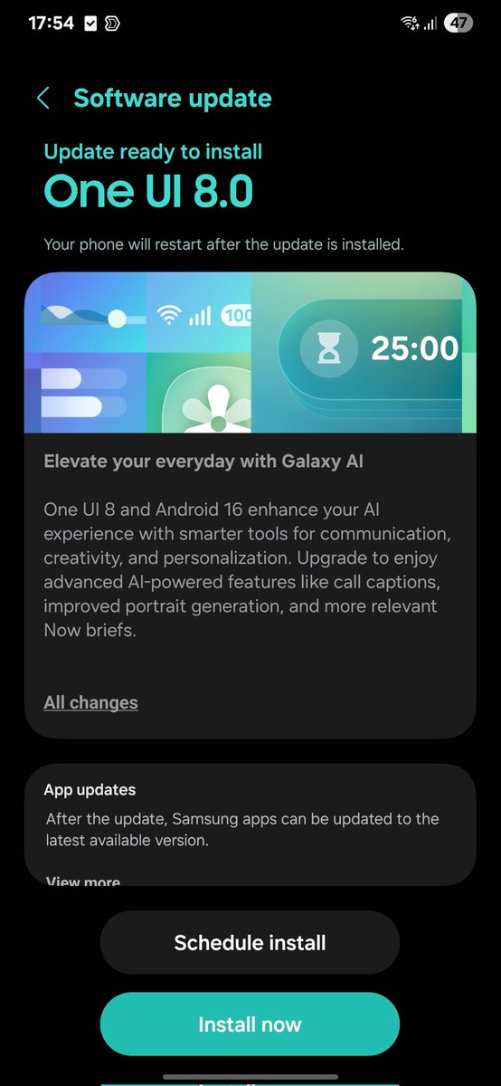 fooctrl's tweet image. One UI 8.0 (Android 16) update is now available for Galaxy S24 Ultra in the Netherlands