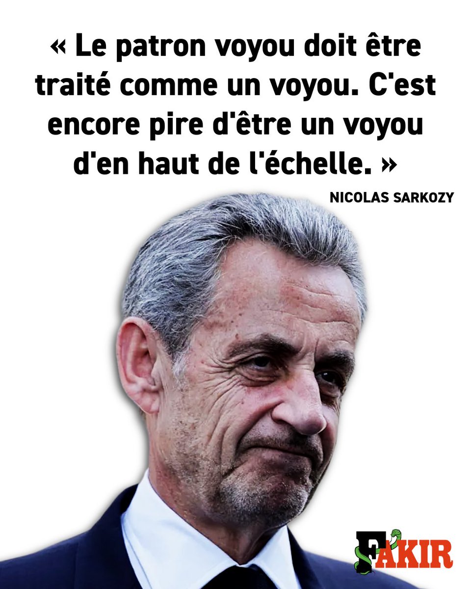 JournalFakir's tweet image. Nicolas Sarkozy convoqué par le juge en vue de son incarcération le 13 octobre…

Déjà une défection pour le meeting du Medef prévu le même jour !