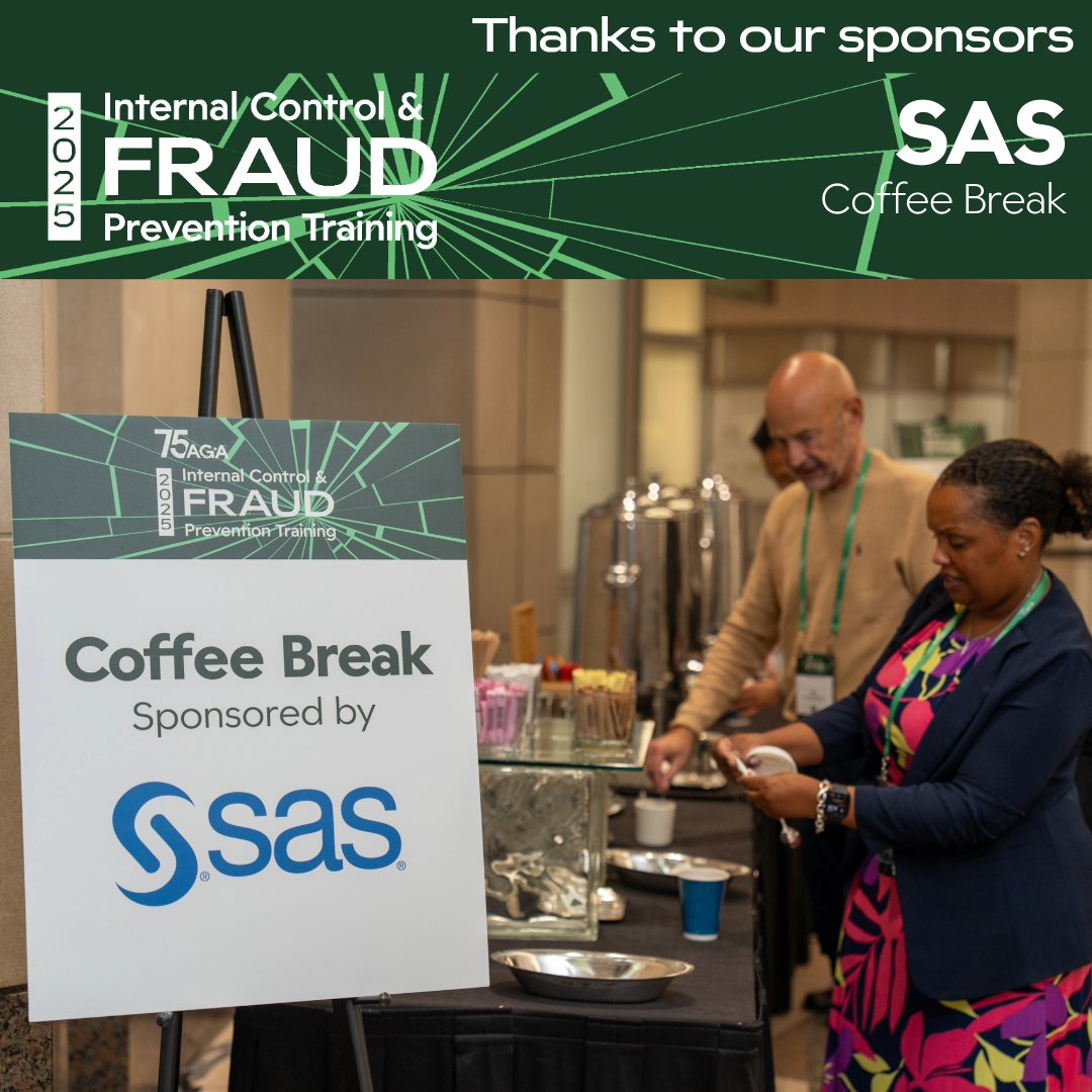 AGA (@agacgfm) on Twitter photo Thanks to <a href="/SAS/">SAS - Scandinavian Airlines</a> for keeping #Fraud25 attendees fueled with coffee today! Your support powers great conversations and learning. Thanks to <a href="/SAS/">SAS - Scandinavian Airlines</a> for keeping #Fraud25 attendees fueled with coffee today! Your support powers great conversations and learning.