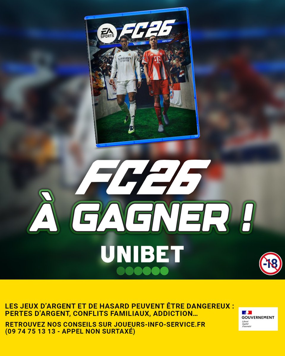 BeFootball (@_befootball) on Twitter photo ๐จ ๐ข๐ก ๐ง๐ ๐๐๐๐ง ๐๐๐๐ก๐๐ฅ ๐๐๐จ๐ซ ๐๐๐จ๐ซ ๐๐๐ฎ๐ฒ ๐๐ฎ
Unibet a dรฉcidรฉ de rรฉgaler ๐คฉ
Pour participer :
โข RT + Follow <a href="/_BeFootball/">BeFootball</a> & <a href="/UnibetFrance/">Unibet France ๐</a>
โข Mentionne le pote que tu vas ๐๐ก๐๐ข๐ฅ๐ battre cette annรฉe ๐
T.A.S le 29/05 ๐ ๐จ ๐ข๐ก ๐ง๐ ๐๐๐๐ง ๐๐๐๐ก๐๐ฅ ๐๐๐จ๐ซ ๐๐๐จ๐ซ ๐๐๐ฎ๐ฒ ๐๐ฎ
Unibet a dรฉcidรฉ de rรฉgaler ๐คฉ
Pour participer :
โข RT + Follow <a href="/_BeFootball/">BeFootball</a> & <a href="/UnibetFrance/">Unibet France ๐</a>
โข Mentionne le pote que tu vas ๐๐ก๐๐ข๐ฅ๐ battre cette annรฉe ๐
T.A.S le 29/05 ๐