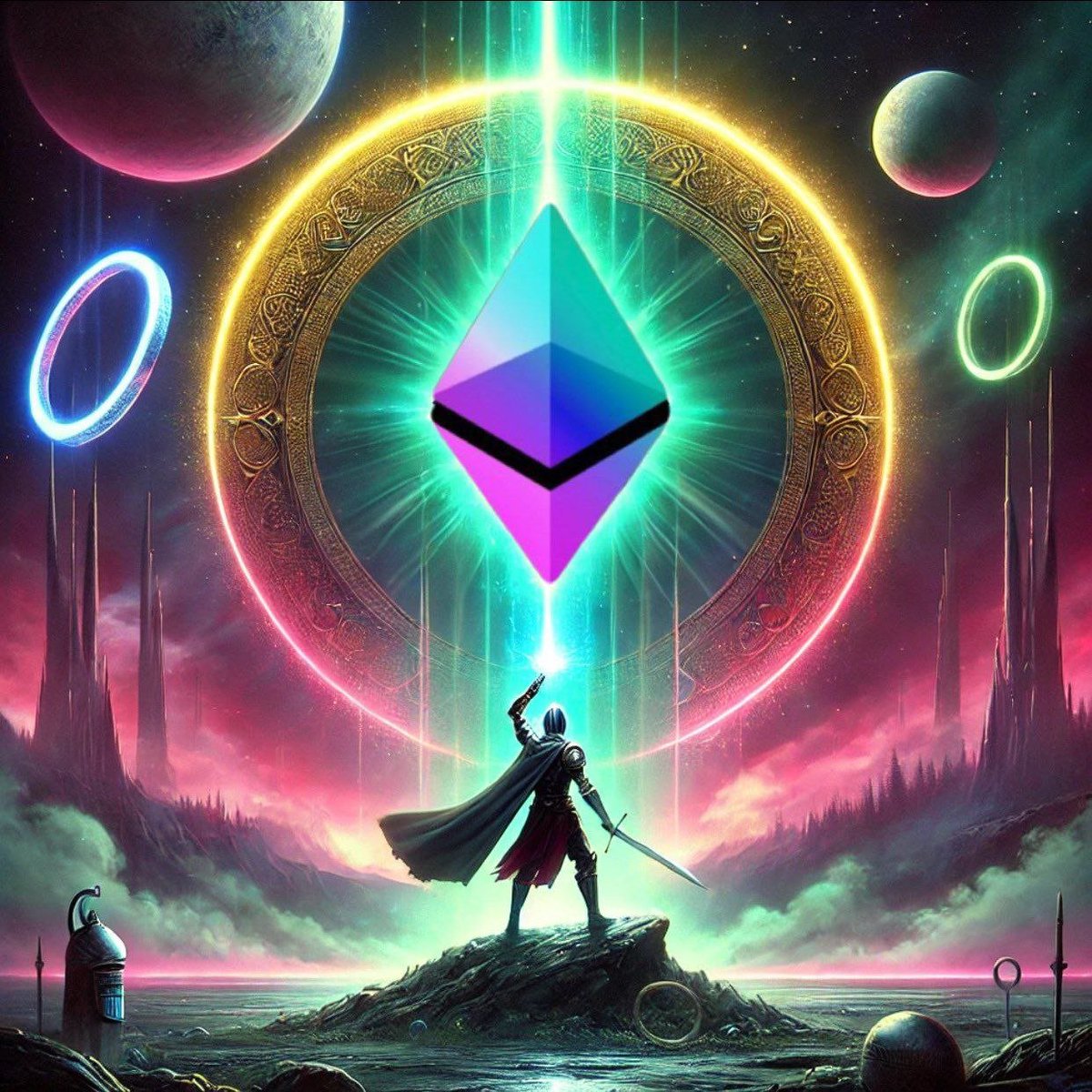 TheTickerIs_ETH's tweet image. They won't see it coming... until it's already in motion.
The flippening shall come to pass, exactly as written in the prophecy.
The #ETHonSOL era is inevitable.