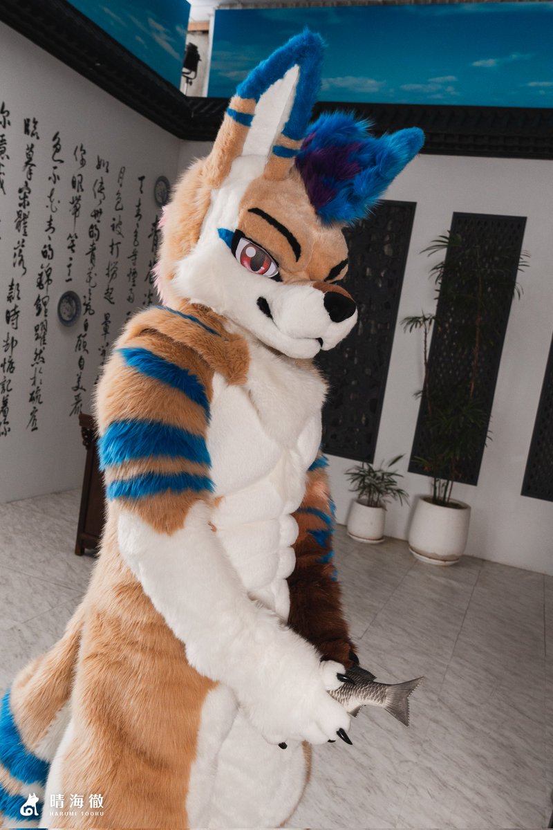 不…不是你看到的這樣…
-----
📷： <a href="/tooruche/">晴海徹 (はるみ とおる) 寫真系Vtuber🔜獸無限</a>
🪡： <a href="/magichxh/">黑猫クロネコ</a> 
#FursuitFriday #Fursuit #毛毛星期五