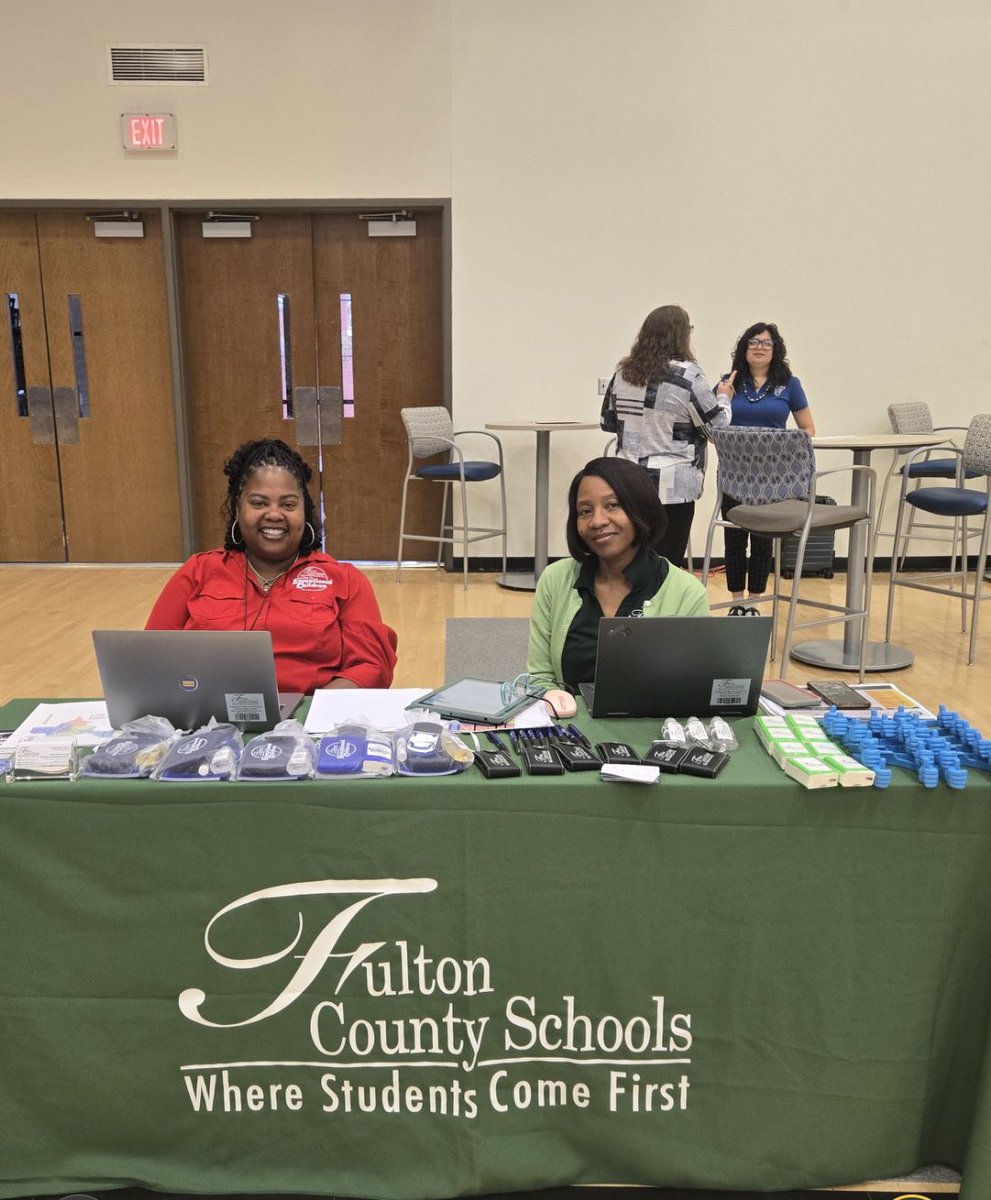 We’re at Gordon State today for the College Career Fair! Excited to meet students, share opportunities, and talk about bright futures ahead. #CareerFair #GordonState #FutureReady <a href="/mkberry/">MK Berry</a> <a href="/YolandaBW/">Dr. Yolanda Brownlee</a> <a href="/SherryCP3/">Sherry Peterson</a> <a href="/GO_Fulton/">GO Fulton Recruiting</a> <a href="/GordonState/">GordonStateCollege</a> <a href="/FultonCoSchools/">FultonCountySchools</a>