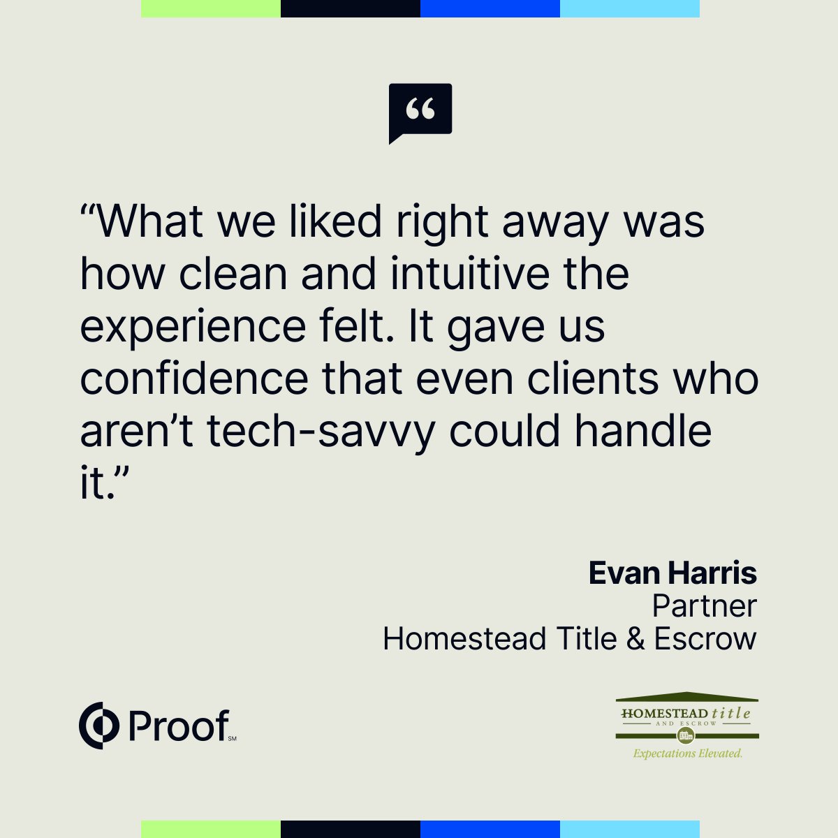 proof's tweet image. Closings that move at the speed of clients. 🏡⚡

Homestead Title &amp;amp; Escrow uses eSign + RON to:
✅ Finish closings in &amp;lt;20 minutes
✅ Achieve a 96%+ completion rate
✅ Cut signing time by 28% with our notary network

Learn more: hubs.la/Q03KSGGg0 

#eSign #RON #RealEstate