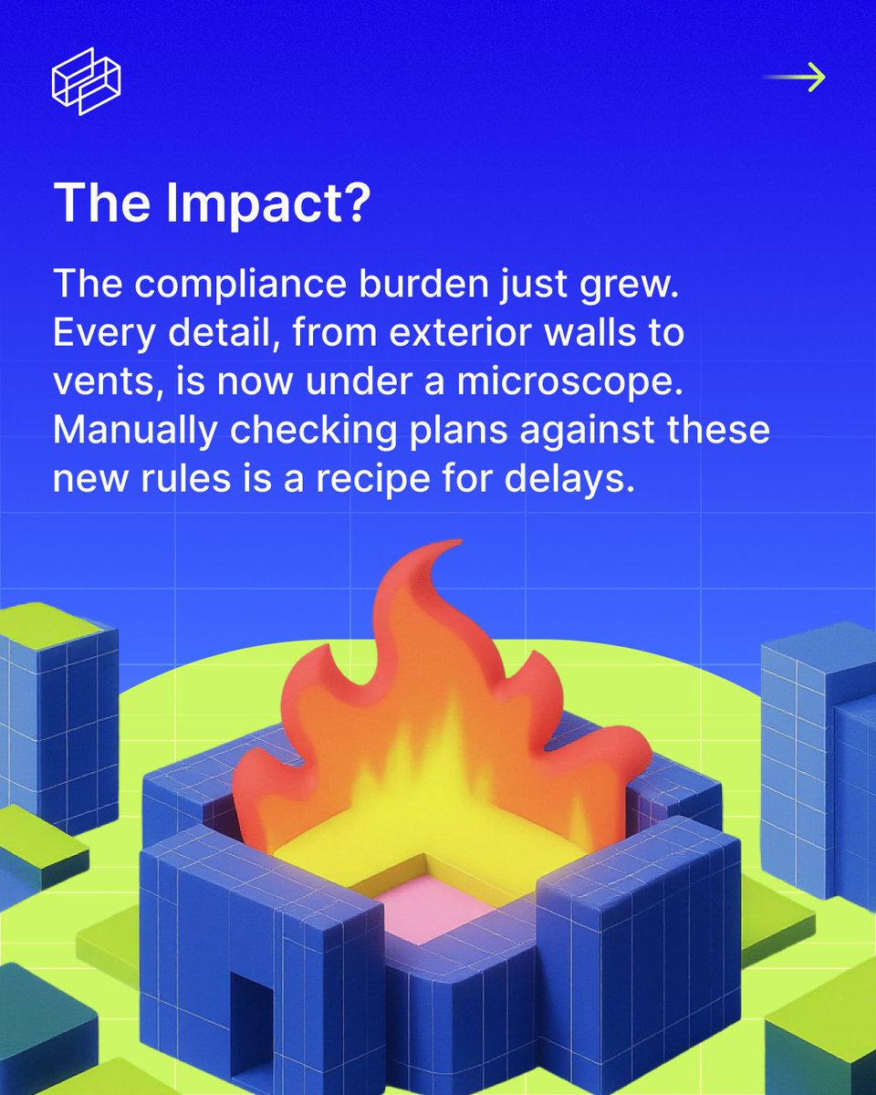 spacial_ai's tweet image. For California architects, the rulebook for fire safety just got a major rewrite. The new WUI code is more complex and the compliance burden is heavier. But your timeline doesn't have to be.
eu1.hubs.ly/H0nmLjP0
#BuildingCode #WUI #CaliforniaArchitecture #Spacial