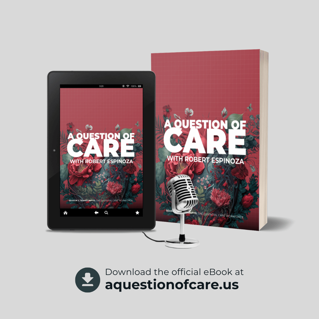 A Question of Care (@aquestionofcare) on Twitter photo Millions of workers power America’s care economy—yet they remain undervalued and underpaid.
Season 2 of #aquestionofcare asks: What happens if they disappear?
8 episodes now streaming + free transcript eBook: tinyurl.com/yz83t75x
Hosted by <a href="/_RobertEspinoza/">Robert Espinoza</a> Millions of workers power America’s care economy—yet they remain undervalued and underpaid.
Season 2 of #aquestionofcare asks: What happens if they disappear?
8 episodes now streaming + free transcript eBook: tinyurl.com/yz83t75x
Hosted by <a href="/_RobertEspinoza/">Robert Espinoza</a>
