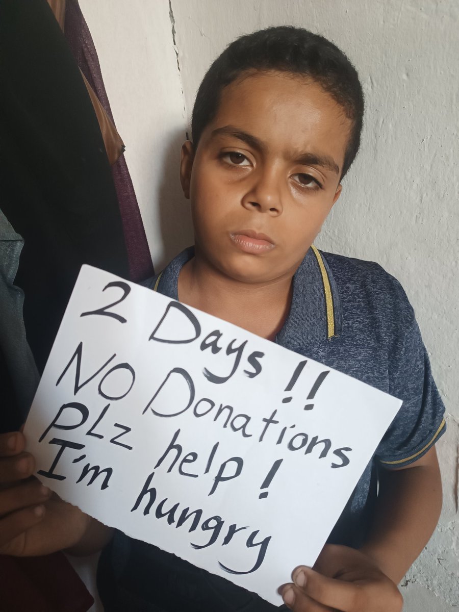 🚨🚨🚨🚨urgent urgent 
I am hungry💔… my child is hungry… my family is hungry.
Two full days without donations means two full days without food.
Please, we are starving. I beg you, share this.
chuffed.org/project/eslamo…
🇵🇸
� #設営完了 #BreakingNews #StPatricksDay #UKPolitics