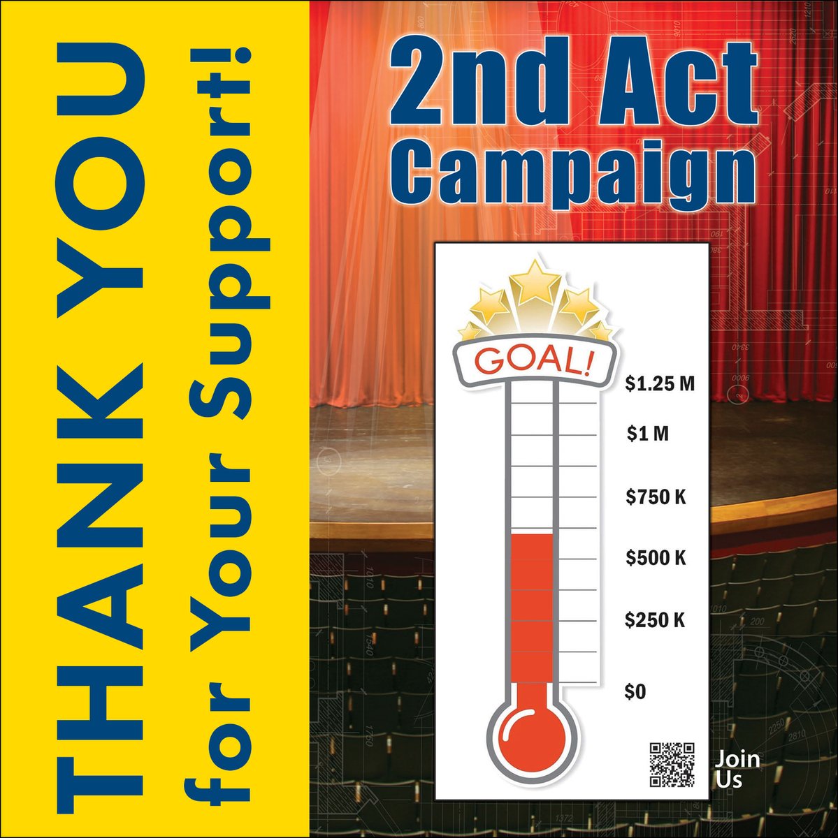 🎭 Big news — the 2nd Act Campaign has already reached $608,000! Thank you to every donor!

But we’re not there yet. Our full goal is $1.25 million — and we need you to help so we can fully revitalize Sangamon Auditorium.

👉 Donate &amp; show your support: ➡️ UISpac.com/2nd-act-campai…