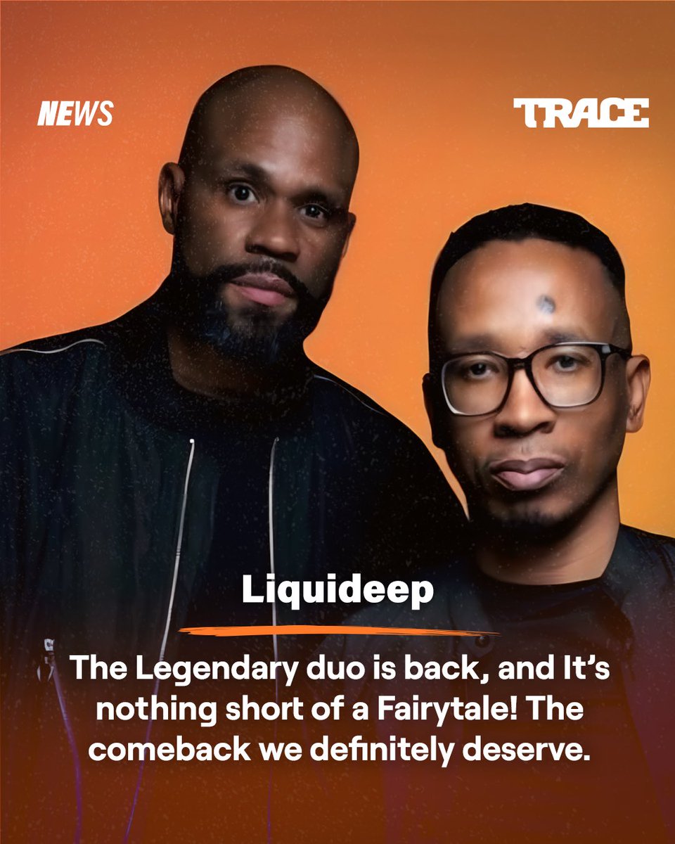 TRACE_Inter's tweet image. ✨ Legendary duo @LiquideepSA are back! ✨
Their return feels like something straight out of a fairytale — the sound, the magic, the nostalgia. 🌌💫
#LiquidDeepReturns #LegendaryDuo #FairytaleVibes #BackLikeTheyNeverLeft