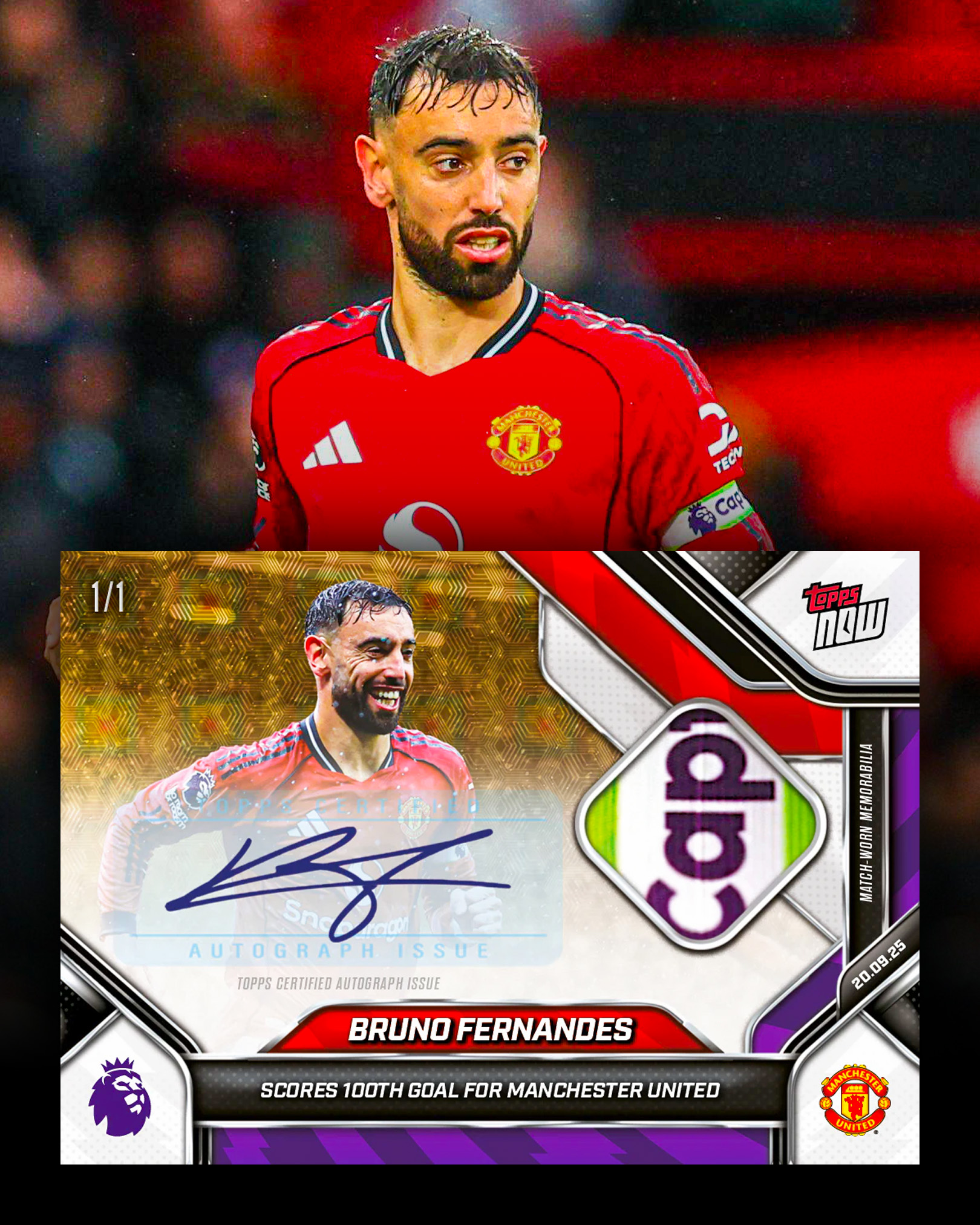 Panini Treble Bruno Fernandes 75枚限定 カード Panini Treble Bruno Fernandes 75枚限定 カード Topps Chrome