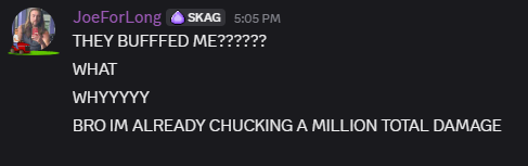 Lazy_Data's tweet image. Gearbox buffing things that don't need to be buffed just because people haven't explored them fully yet. 

Also Hellwlaker Nerf. 

Aye lmao @JoeForLong_ ENJOYYYYYYYYYYYYYYY