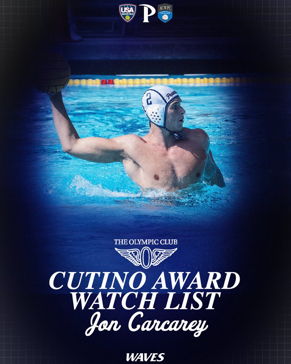 Jon Carcarey has been named to the Cutino Award Watch List 👏👏

The Cutino Award annually honors the most outstanding Division I collegiate water polo athlete.

🔗: gowav.es/4nmSgXx

#MakeWaves