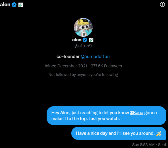 BANANAxBALLER's tweet photo. Proof we're building something BIG 🍌 right under his nose 👃. 

He just don't know it yet. 🙃
@a1lon9 https://t.co/XFJBa7fwDG