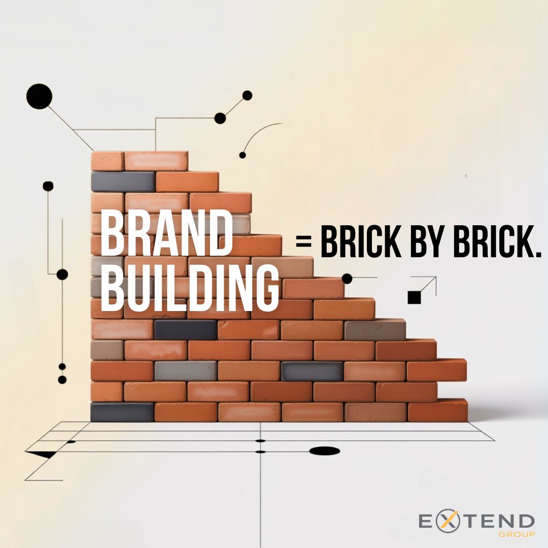 Strong brands aren’t built overnight.
They’re built brick by brick, message by message.
Question for you: What brick are you laying this week?
At EXTEND GROUP, we help businesses lay the right foundation so every piece of your brand builds toward lasting success.
#BrandBuilding
