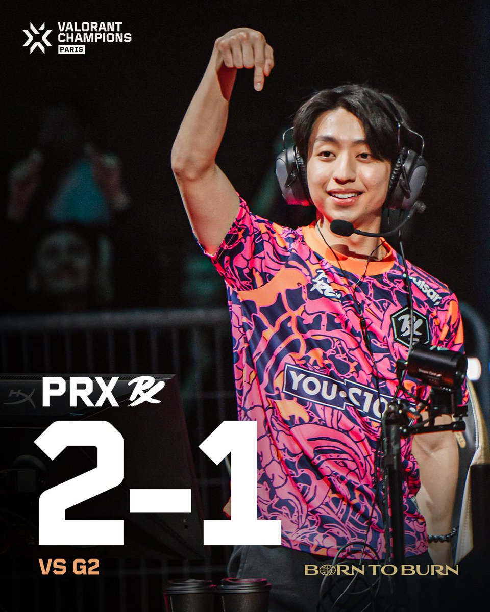 vctpacific's tweet image. PAPER REX TAKE DOWN AMERICA’S BEST IN A 2-1 BANGER 💪

The comeback win on Ascent sends PRX straight to the Upper Bracket of the #VALORANTChampions Playoffs!