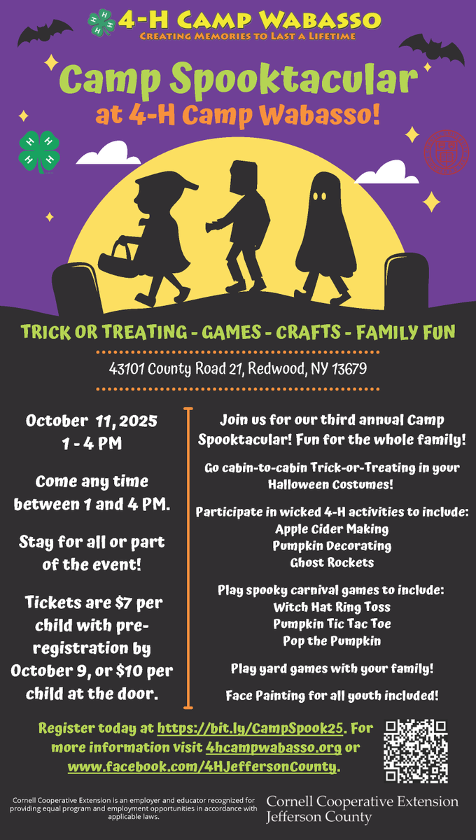 Camp Spooktacular at 4-H Camp Wabasso! parentsquare.com/feeds/59533872