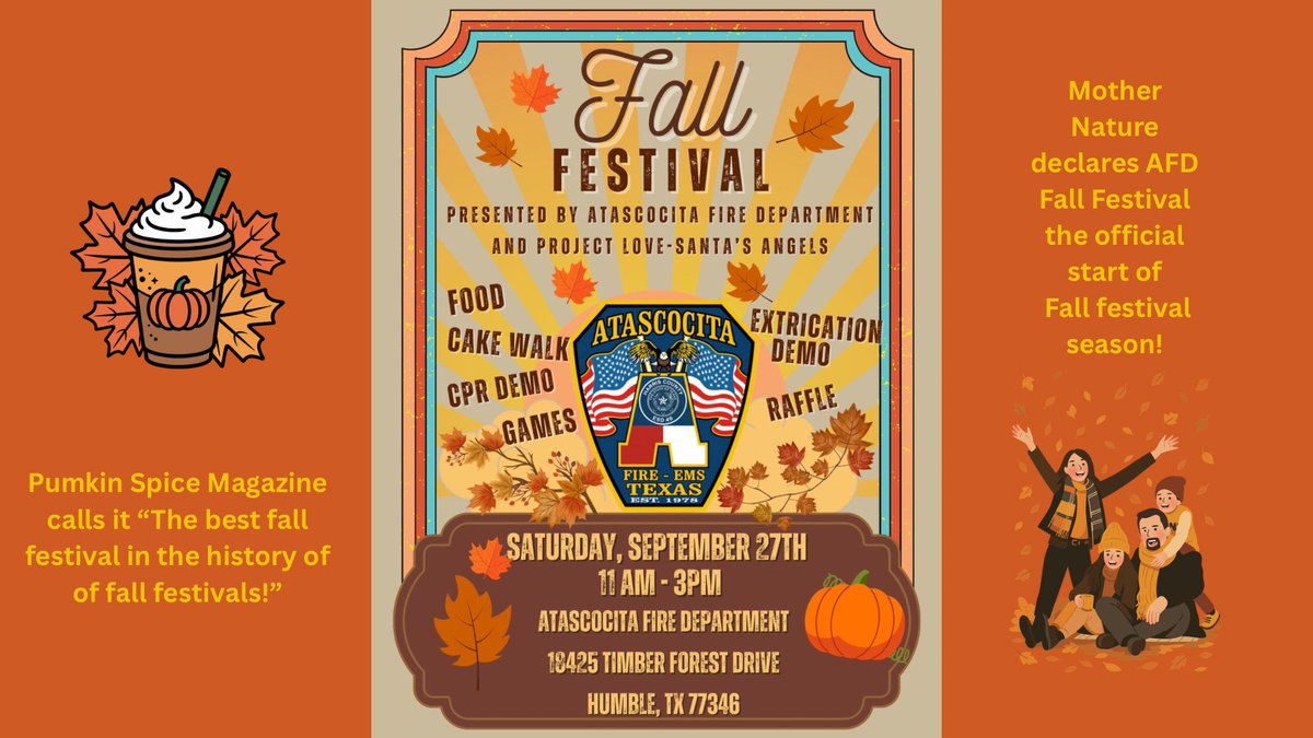 Guaranteed to be the best fall festival that you’ve been to so far this year!  We’ve got fun, food, and the best raffle prizes in town!
#FallFestival2025 #HouNews