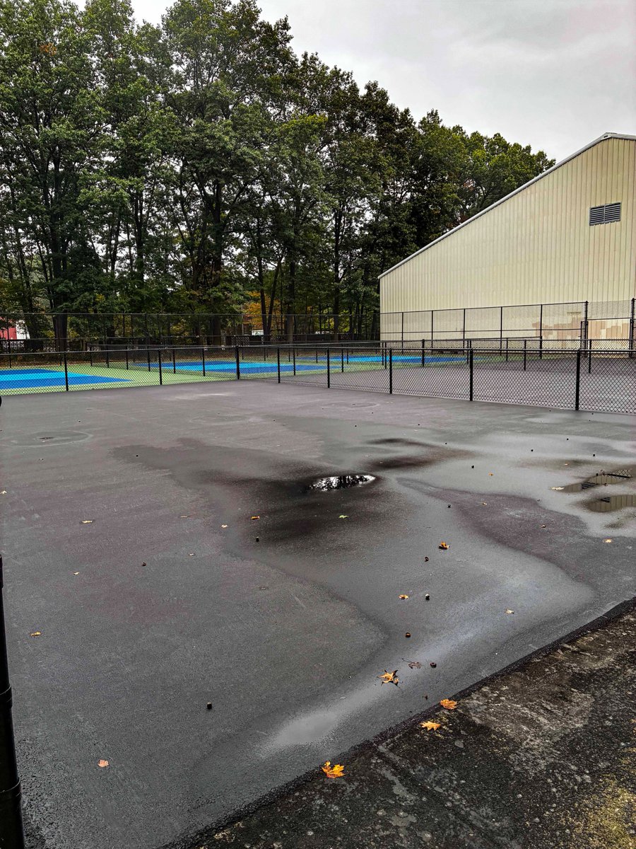 The pickleball courts at Sanborn Park are finally beginning to take shape! Twelve outdoor courts will be available this fall for public play. 

These courts were possible from the support of the Michigan Department of Natural Resources Trust Fund grant.