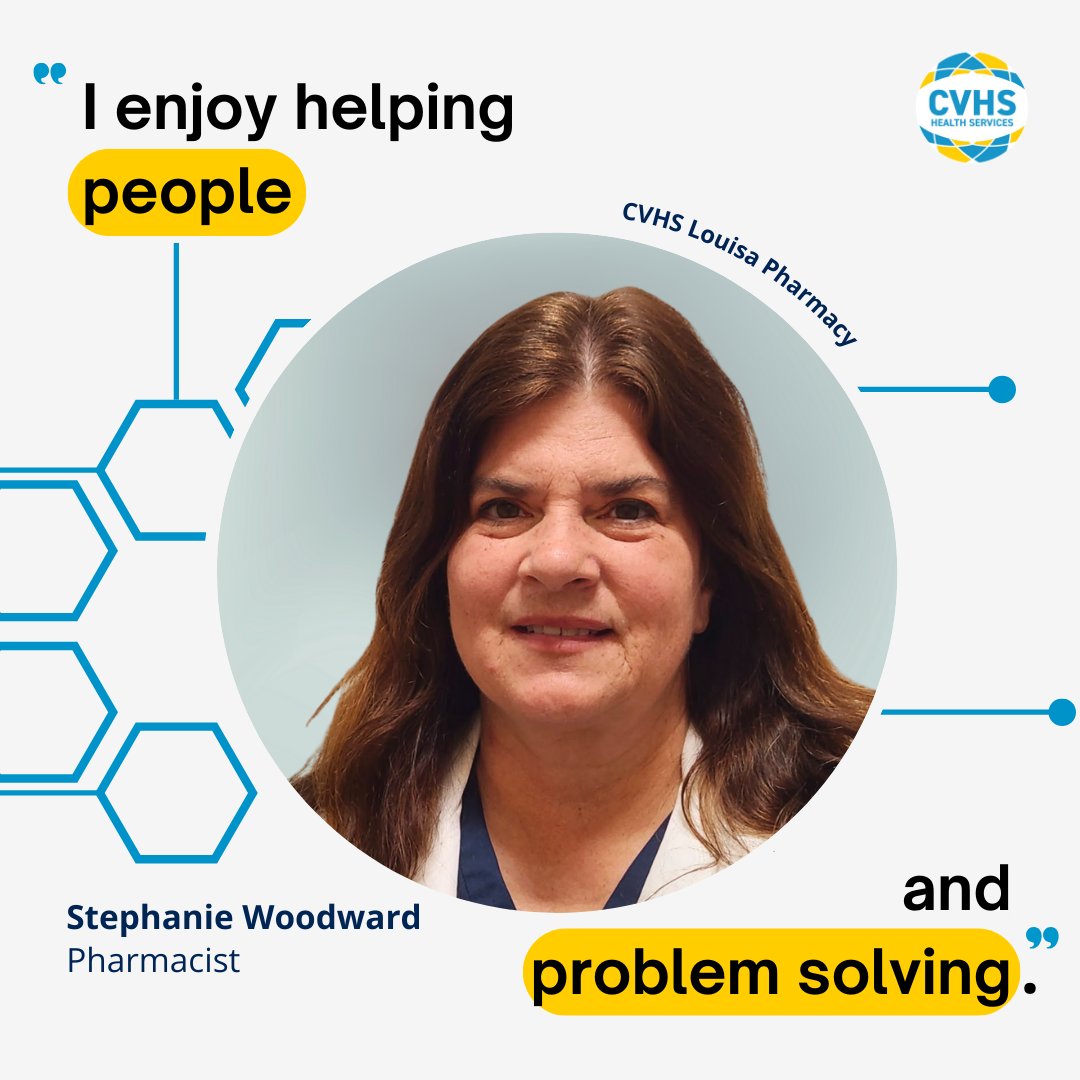 It’s World Pharmacist Day, and we’re honoring our fantastic CVHS pharmacists 💙

Their unwavering commitment to patient care makes a difference in our communities every day. Read from a few of our pharmacists to see what makes their work so special!