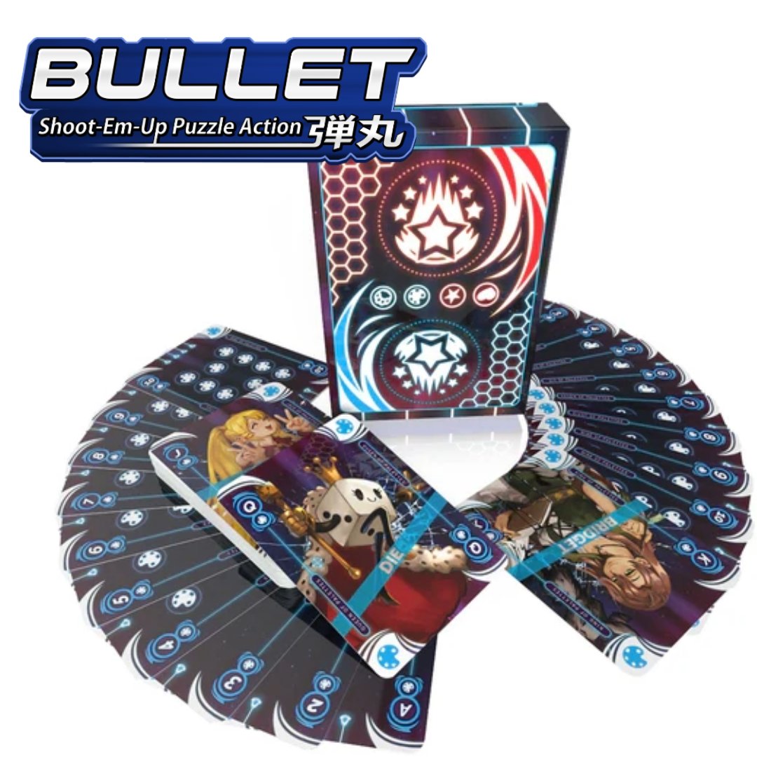 Need a great looking deck of playing cards?  Check out this beautiful full-color deck of cards featuring the Bullet Heroines!  

ow.ly/441U50X0xXa