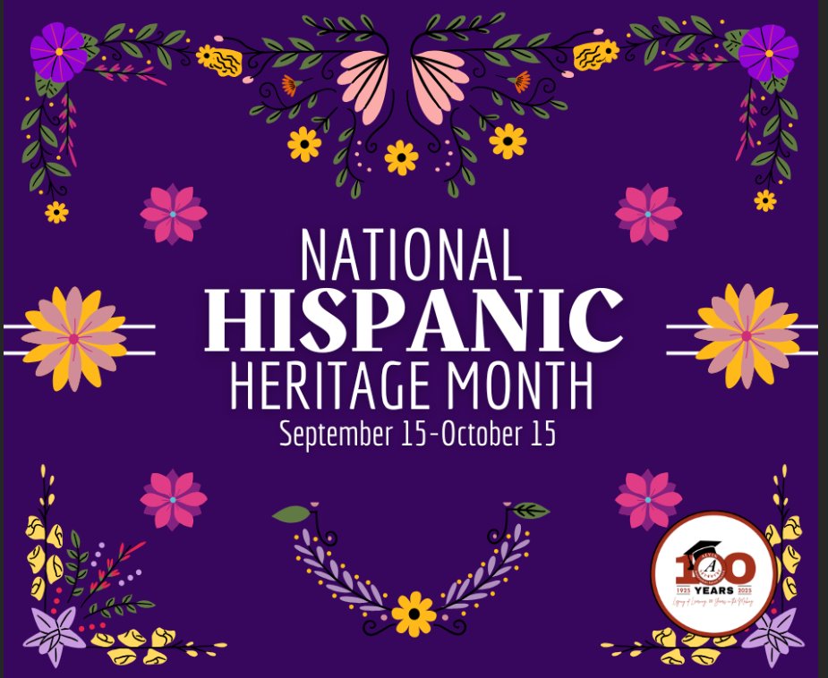 pscamacho's tweet image. It's National Hispanic Heritage Month! Each September, we celebrate the history, culture, and contributions from Hispanic and Latino Americans that continue to inspire and shape our schools, our community, and our world! @AlvinISD_EL