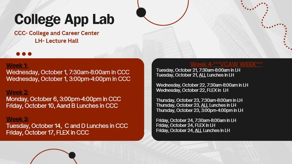 HHS Student Services tweet media