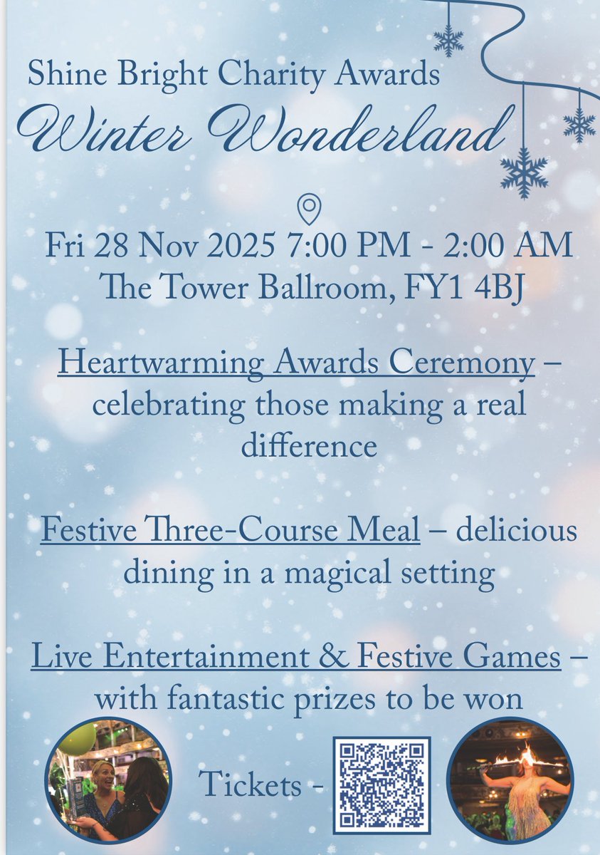 Have you got your tickets for the <a href="/CITCCharity/">Counselling In The Community</a> Winter Wonderland Charity Ball? 
Book now and be part of the fun and celebrations, while raising awareness &amp; vital funding. 💚💚💚
#MentalHealthAwareness #community #blackpool #charity #Blackpool #sponsor #funding #towerballroom