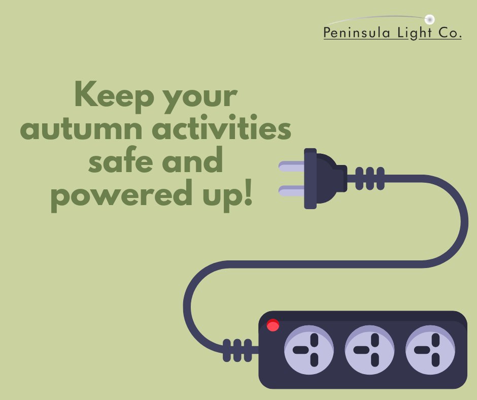 As you start prepping for fall follow these extension cord safety tips: 

🍂 Use outdoor-rated cords for yard work and decorations. 
🍂 Check wattage to avoid overheating. 
🍂 Pick the right length to prevent tangles and tripping. 
🍂 Inspect for damage before use!