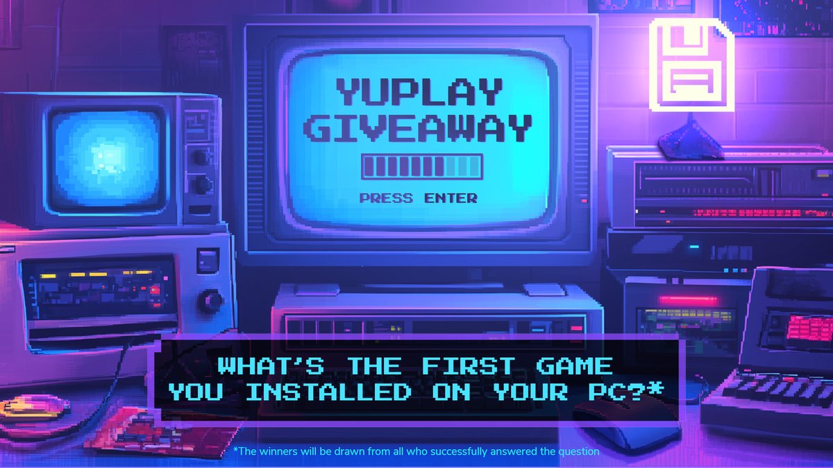 🏆 Giveaway with YUPLAY - 4 Winners! 
🎮 ANSWER THE QUESTION &amp; WIN 50€ YU COINS

To enter:
 ✅ Comment your first-ever PC game
 🔁 Retweet this post
 👥 Follow us
Giveaway Ends: 30.09 17:00 CET
#FirstGameInstalled #Giveaway #YUPLAY
