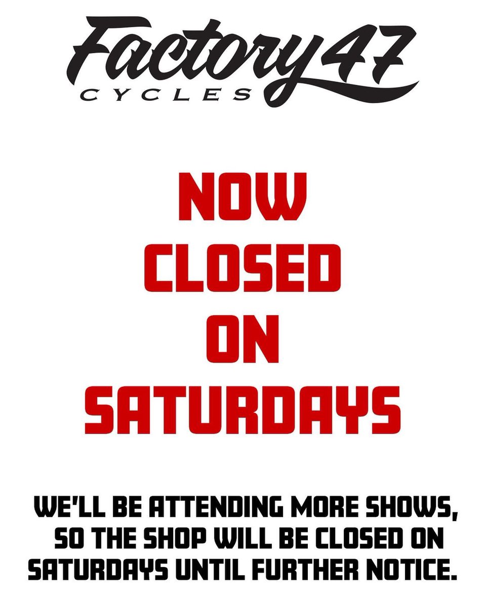 Factory 47 Cycles tweet media