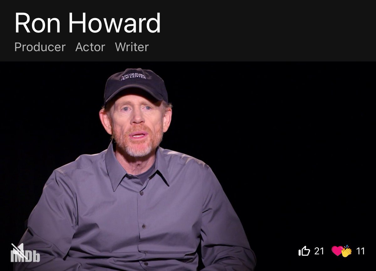 Hey <a href="/IMDb/">IMDb</a>, how is it possible that there is NO LISTING of Ron Howard as Director? 
No directing credits at all. 
He’s kind of… Directed a lot.