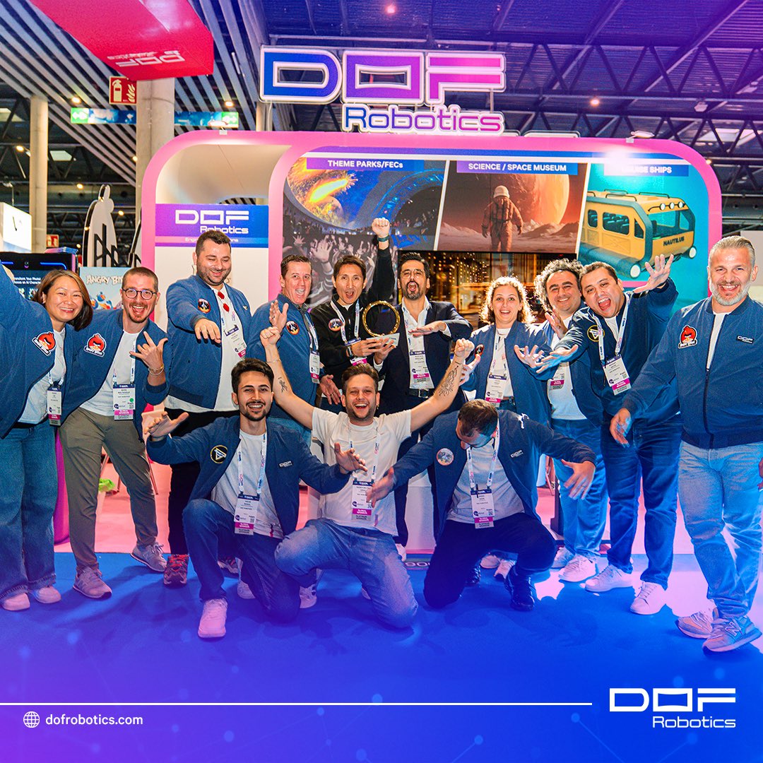 dofrobotics's tweet image. ✨ Day 3 brought our journey at IAAPA Expo Europe 2025 to an inspiring close. From every conversation to every smile, these past three days have been truly special. 💙

🙏 Thank you to everyone who visited us! Your energy inspires our passion to keep innovating and creating…