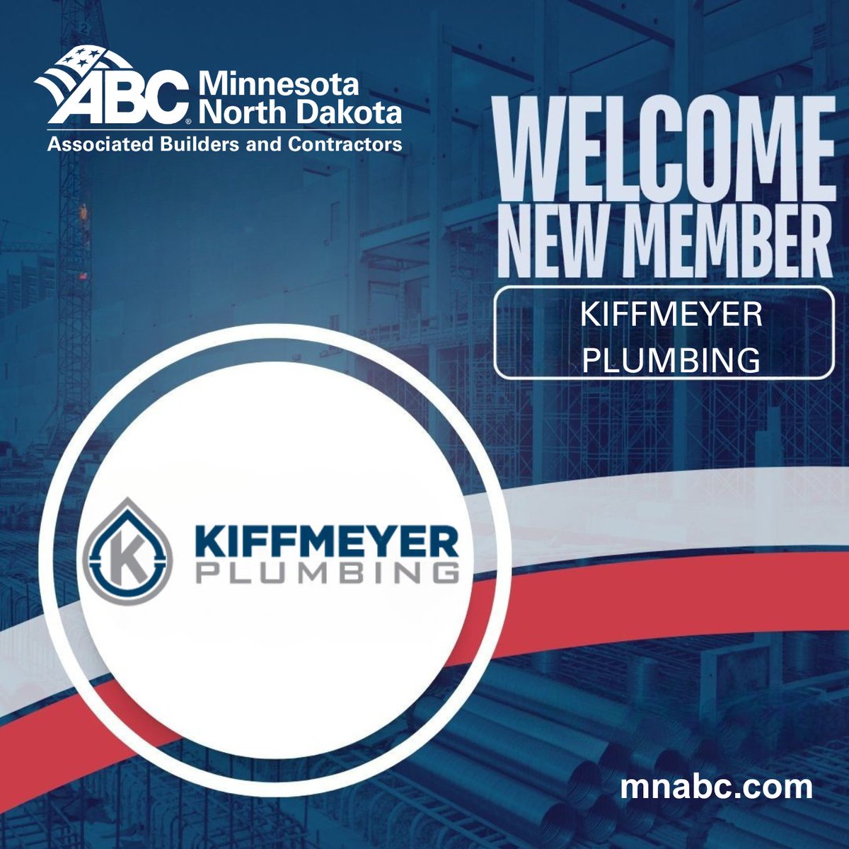 Earlier in 2025, Kiffmeyer Plumbing joined the ABC MN/ND community. Welcome aboard — we’re proud to have you with us! #ABCMNND #ABCMeritShopProud #NewMember