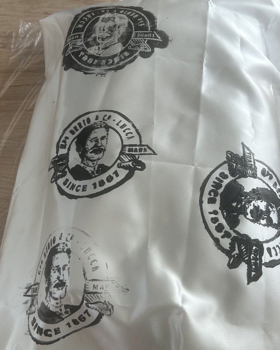 This dress celebrates our founder, Mr Filippo Berio himself.  His portrait and signature are core elements of our identity, and in this refresh, we’ve refined his features to feel softer and more approachable.