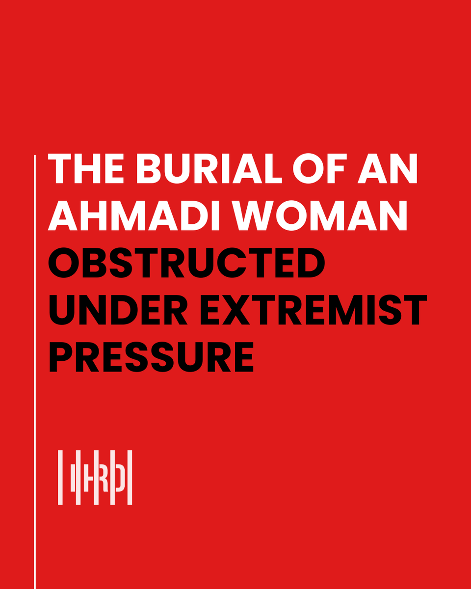 ihrdesk's tweet photo. Burial denied to an Ahmadi woman in Piru Chak, Pakistan, as extremist elements blocked access to the local cemetery. https://t.co/IH0450ye77