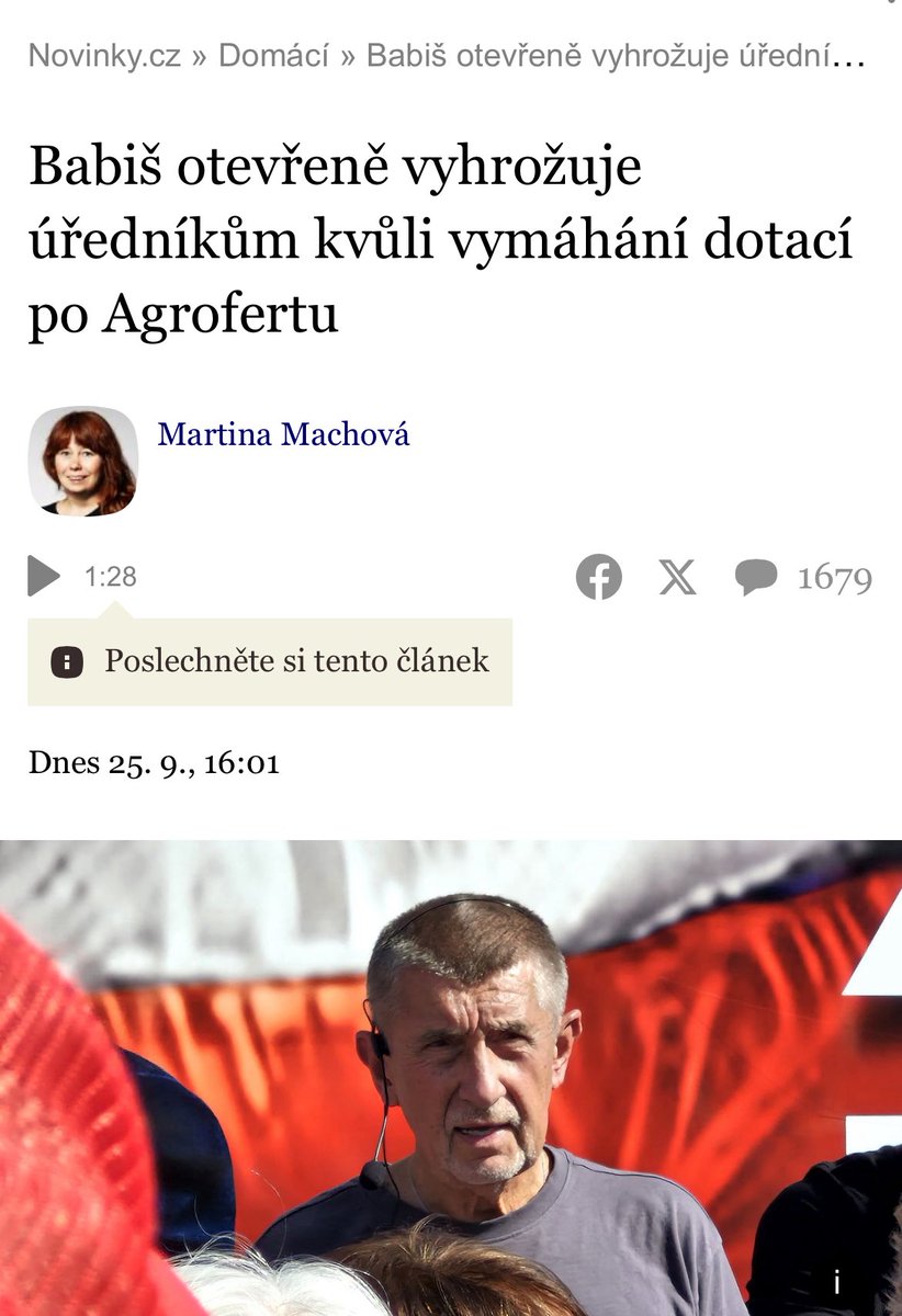 Mafiánské praktiky, zaklekávání a zastrašování. To je a vždycky byl styl Andreje Babiše. Zůstává mi rozum stát, kolik lidí si přeje, aby nám místo premiéra vládl capo di tutti capi.

novinky.cz/clanek/domaci-…