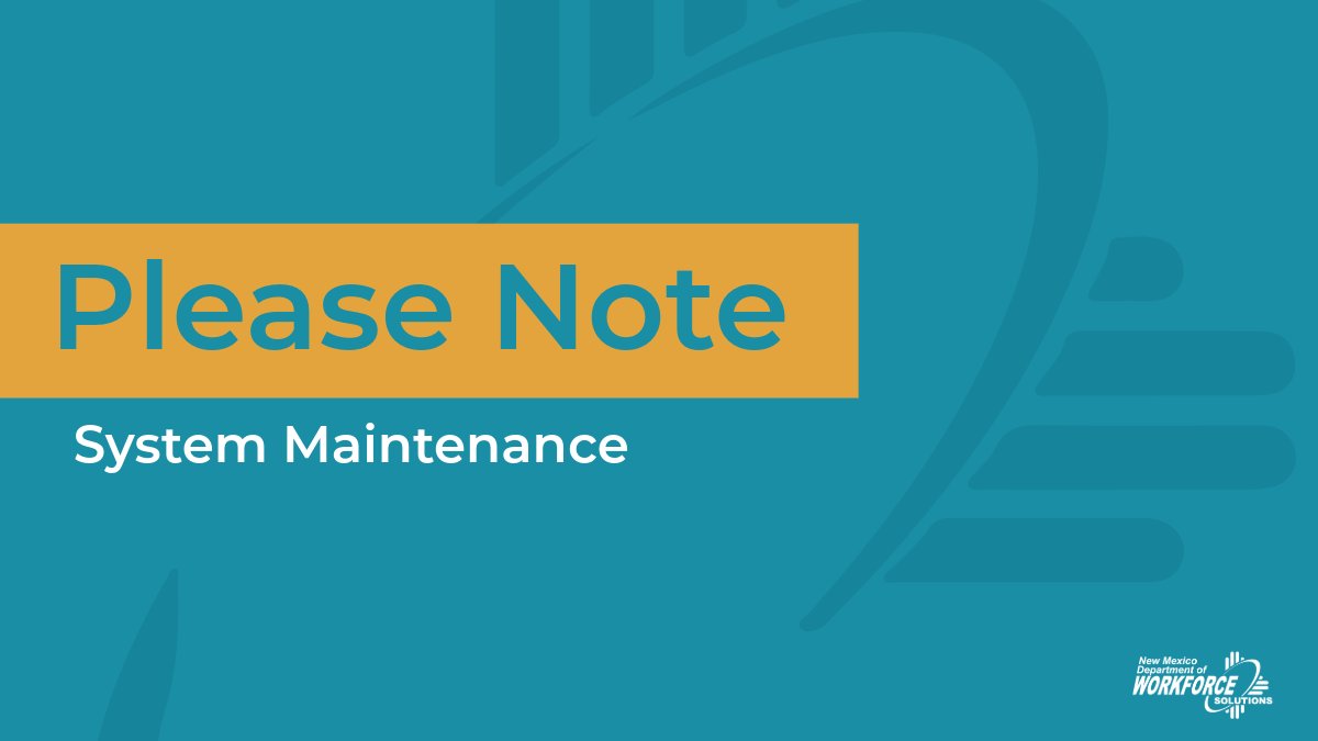 Due to scheduled maintenance the Unemployment Insurance Tax &amp; Claims System will be temporarily unavailable tonight, September 25, 2025, from 7 - 11 p.m.
