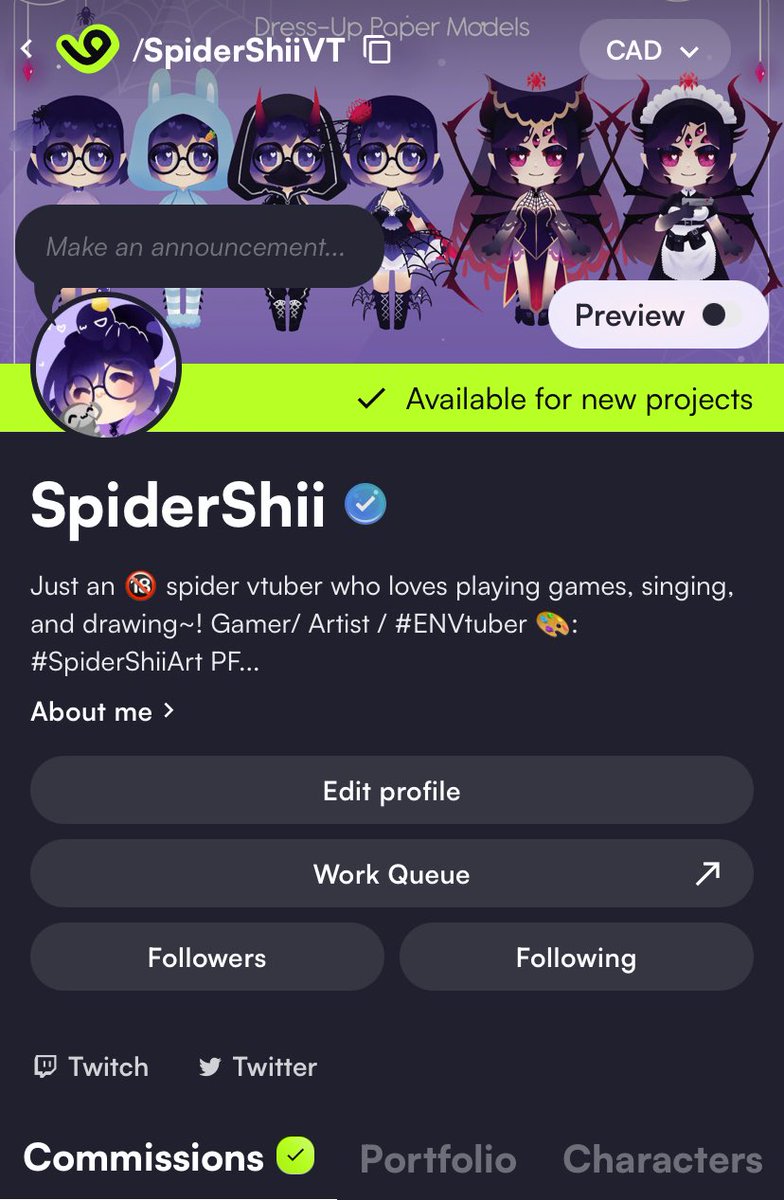 Guess who has the cute blue checkmark on <a href="/_VGen_/">VGen ✨ comms made easy</a> ! 😭💜 Huge shoutout to everyone who commissioned and has supported me!! ✨

And a bigger shout out to <a href="/kebeansu/">iina 🐭🍓🌱</a> who helped start my Vgen career by giving me the code to be part of the club! 🥹✨ Thank you sm! 💜