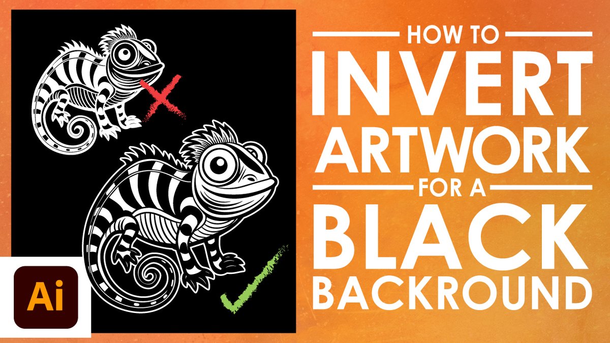 How2GraphDesign's tweet image. Your art looks great on a white background, but…not so great on a dark one. Learn how to make it look great on a dark background in this video! youtu.be/VNbfTiAE6Q4 #tshirt #adobeillustrator #tutorial #shirtdesign