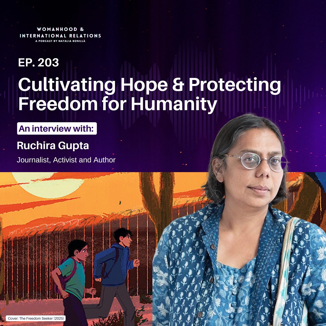 On the Womanhood &amp; International Relations Podcast with <a href="/NataliaABonilla/">Natalia Bonilla</a> , we talked about something I think about every day — how small acts of kindness can restore our shared humanity when so much feels under threat.
In a time when freedoms of speech, movement, and press face