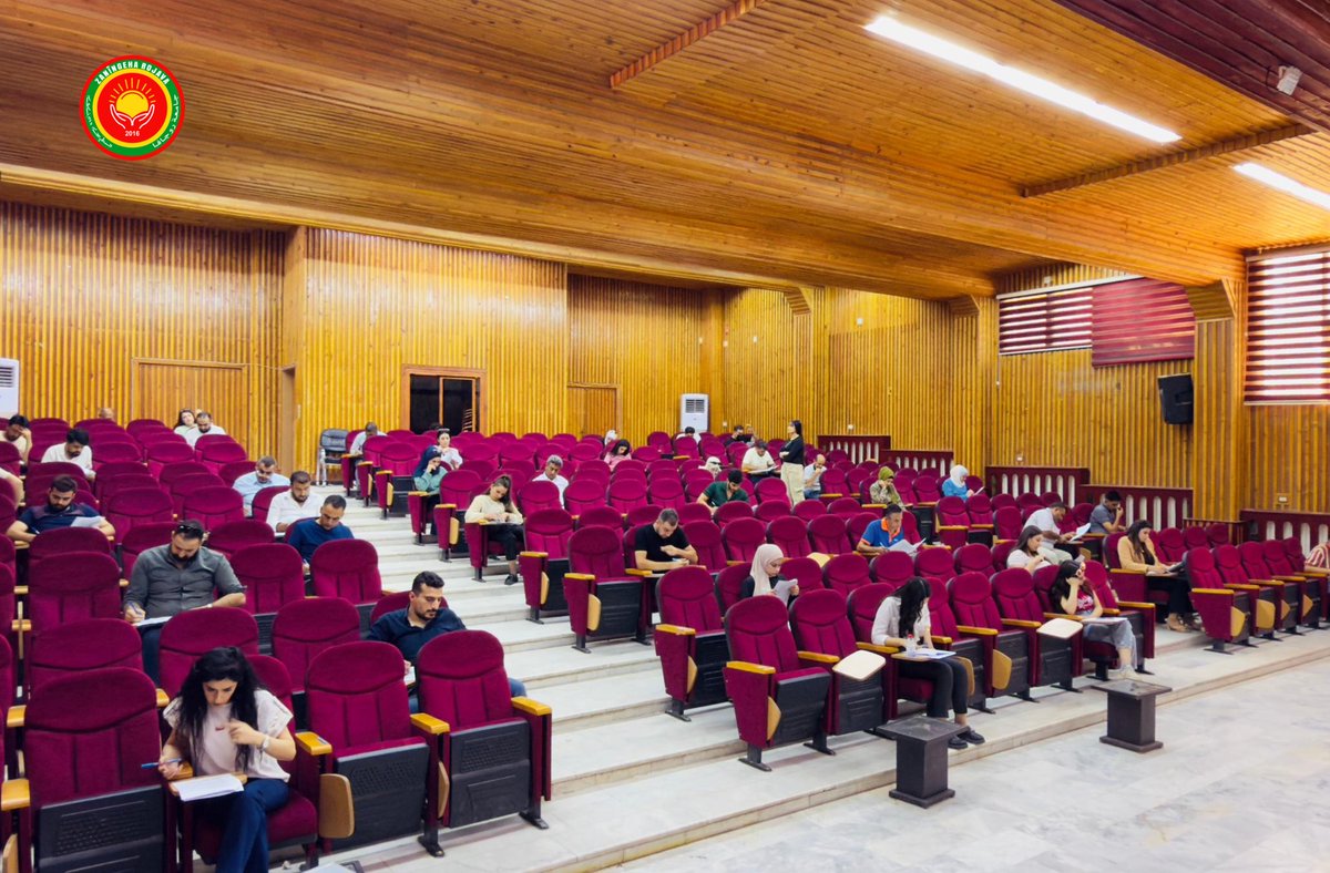 RojavaUniv's tweet image. Hin wêne ji ezmûna pejrandinê a Mastera Jîrekiya Çêkirî (AI)
#Zanîngeha_Rojava
#Jîrekiya_Çêkirî
#Ai
صور من الامتحان المعياري لماجستير الذكاء الاصطناعي
#جامعة_روجآفا
#الذكاء_الاصطناعي