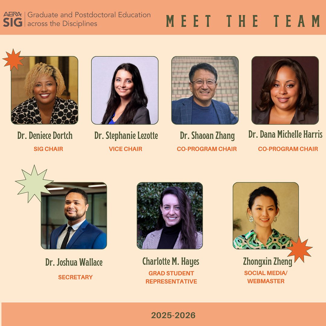 AERA SIG 168 Graduate and Postdoctoral Education tweet media