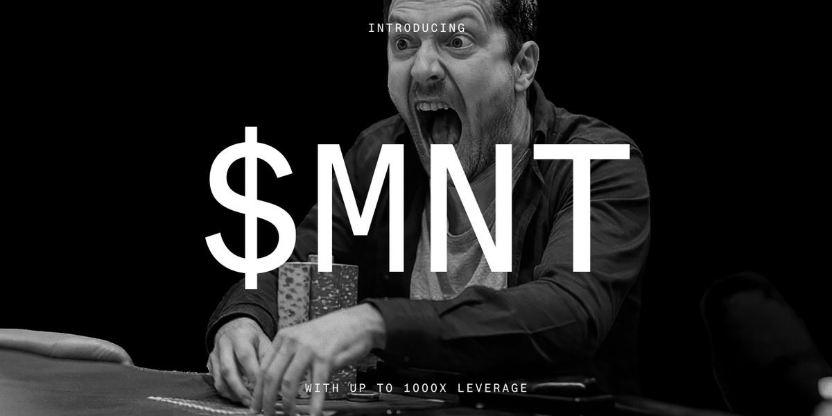 aevoxyz's tweet image. New Degen Listing: $MNT @Mantle_Official 

Trade it here with up to 1000x leverage: degen.aevo.xyz/trading/mnt