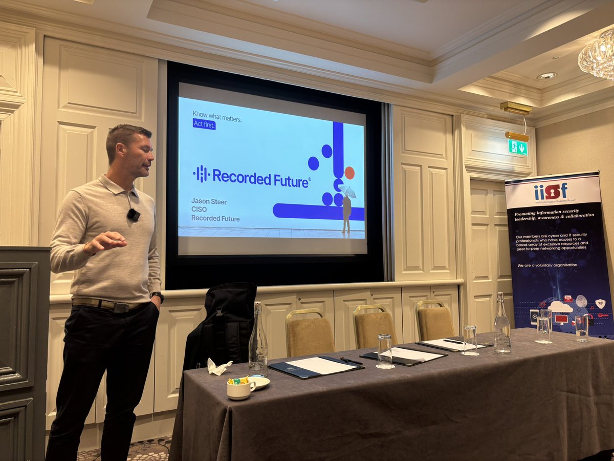 IISF September Chapter Meeting #IISF #RecordedFuture #CyberSecurity IAM &amp; Supply Change Risks