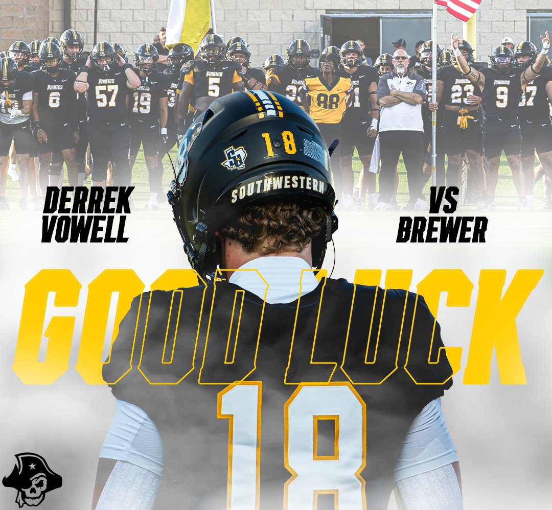 Thank you <a href="/SUPiratesFB/">Southwestern FB</a> <a href="/BryHicks14/">Bryan Hicks</a> <a href="/CoachBishopSU2/">Coach John Bishop</a> for the support!!
<a href="/Devo26Dorris/">Devon Dorris</a> <a href="/foster_sawyer/">Foster Sawyer</a> <a href="/JClarkHFB247/">Jeremy Clark</a> <a href="/mattdwalter/">Coach Matt Walter</a> <a href="/jwheeler294/">jason wheeler</a> <a href="/Vines0617/">Jason Vines</a>