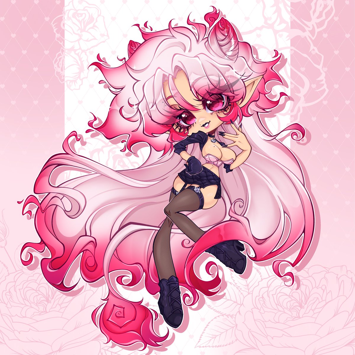 I'll set your heart ablaze too! 
🔥🩷🔥
#artofmilady