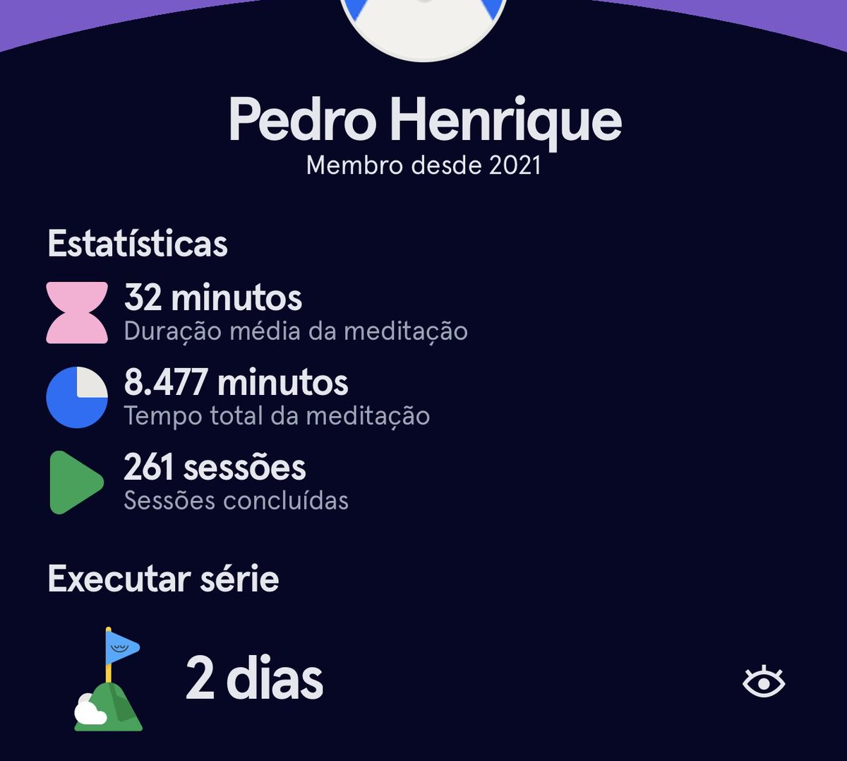 Como pode eu ter sido alguém que já meditou por mais de 8 mil minutos, cair nessa situação que estou hoje 😔

Nunca percam a constância galera !