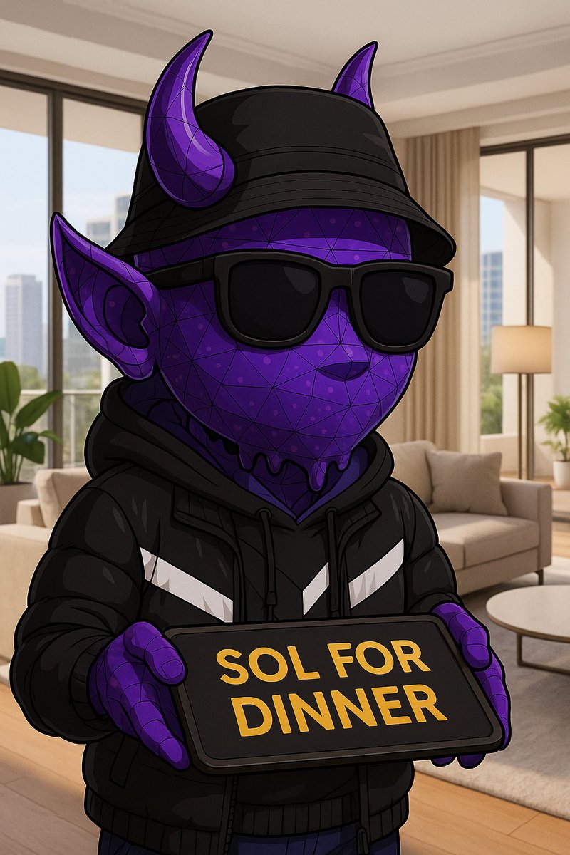 1 free dinner in $SOL 

🔔♻️❤️ + addy 

Ends in 120 min. 😈