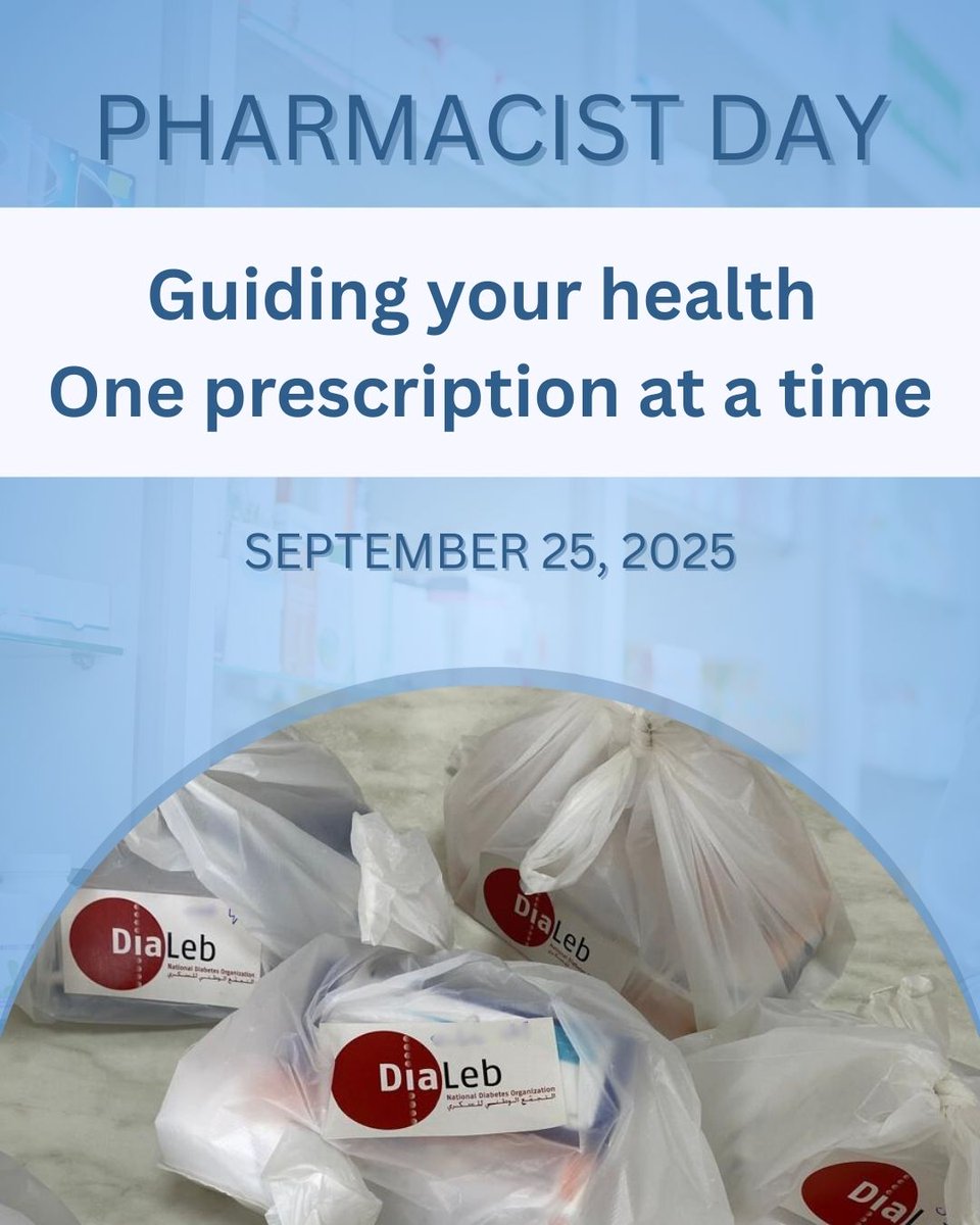 Happy Pharmacist Day! 💊💙 #PharmacistDay #DiaLeb #diabeteslife #diabetesmanagement