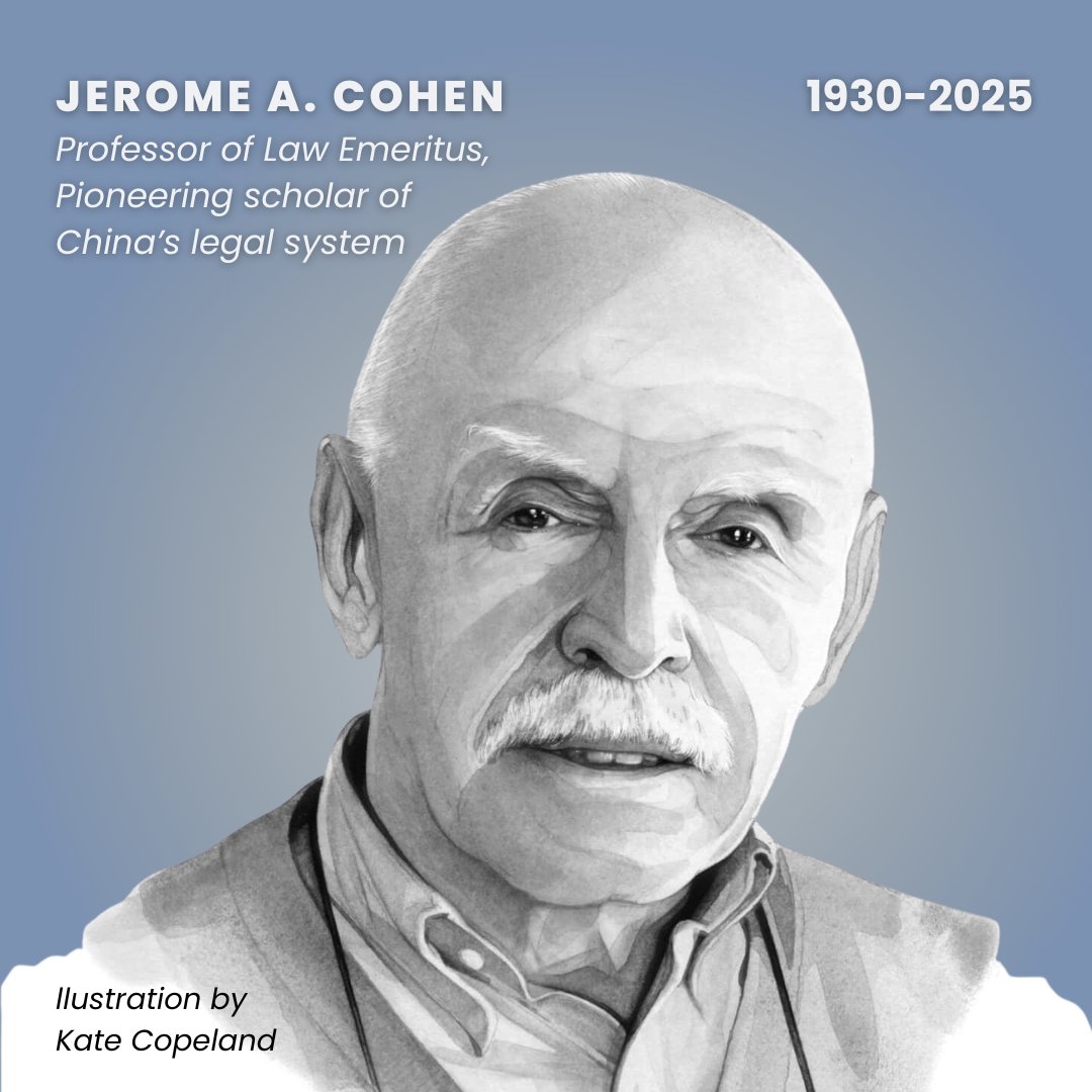 We are deeply saddened by the passing of Professor Jerome A. Cohen (1930–2025), a pioneer in the study of China’s legal system.

For decades, he defended human rights—including calling out Beijing’s persecution of Falun Gong and supporting lawyers like Gao Zhisheng.

His legacy